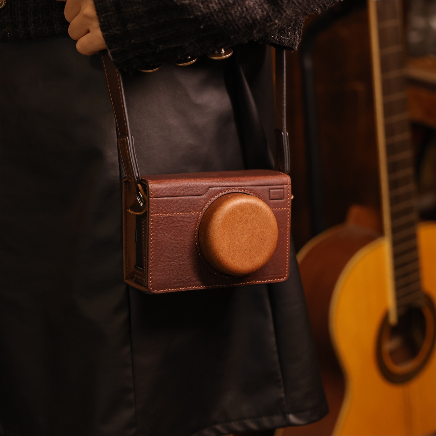 SmallRig Custodia in Pelle 4558 per Fujifilm X100VI - Protezione Completa e Stile