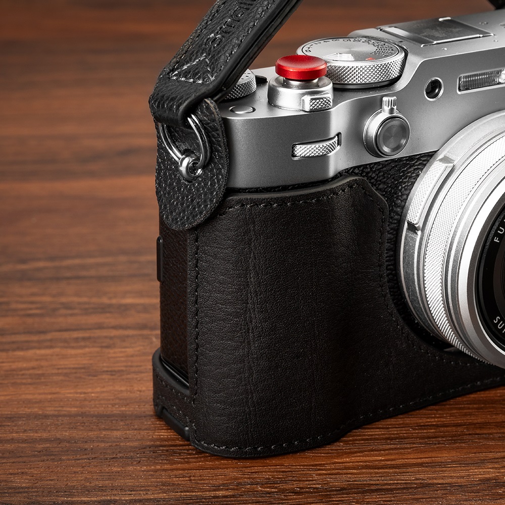 SmallRig Custodia in Mezza Pelle per Fujifilm X100VI con Tracolla - Design Retrò e Protezione Efficace
