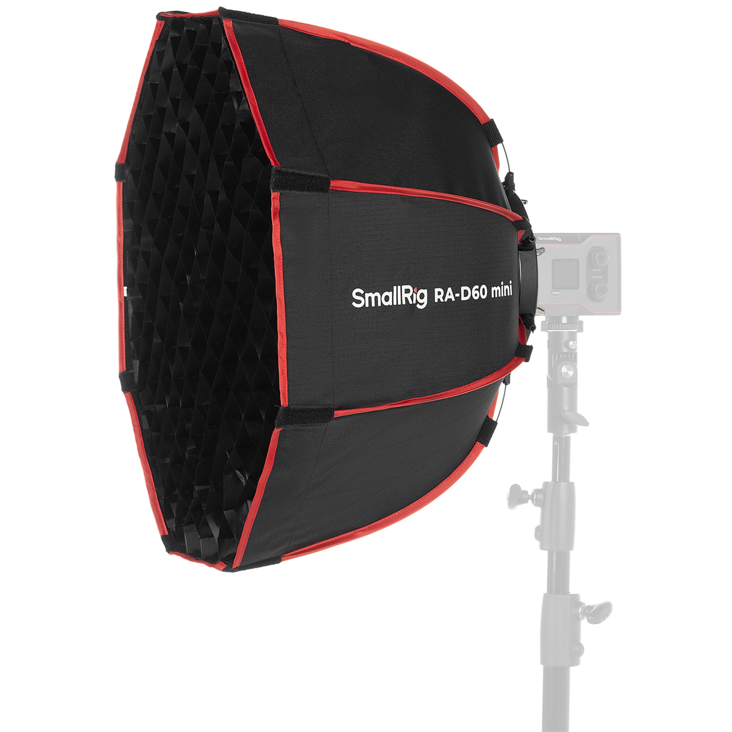 SmallRig RA-D60 Softbox Parabolico Mini da 60 cm con Griglia a Nido d'Ape, Compatibile con Luce COB RC 60B/100, Softbox a Sgancio Rapido con Borsa per il Trasporto - 4682