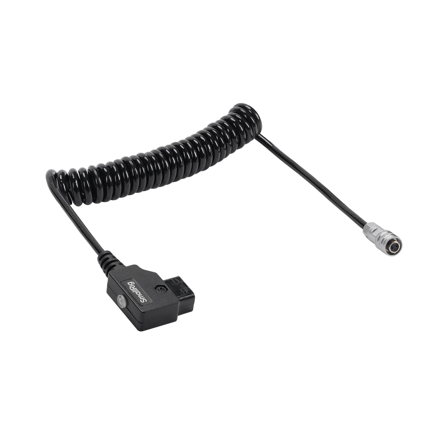 SmallRig Cavo di alimentazione a spirale D-TAP per Blackmagic Pocket Cinema Camera 4K/6K con indicatore luminoso