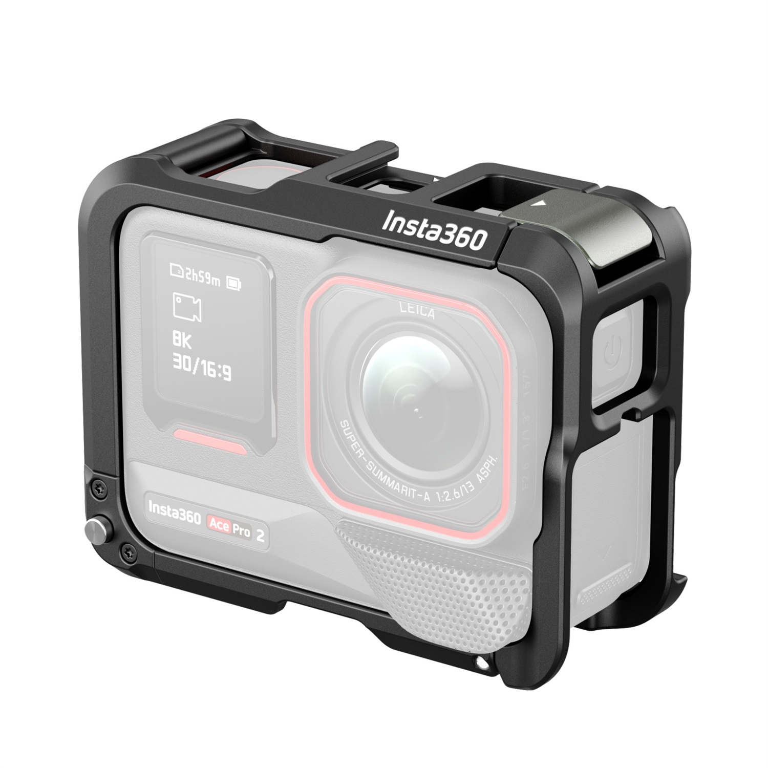 SmallRig 5000 Gabbia per Action Camera Insta360 Ace Pro 2 / Ace Pro con Supporto per Riprese Orizzontali e Verticali