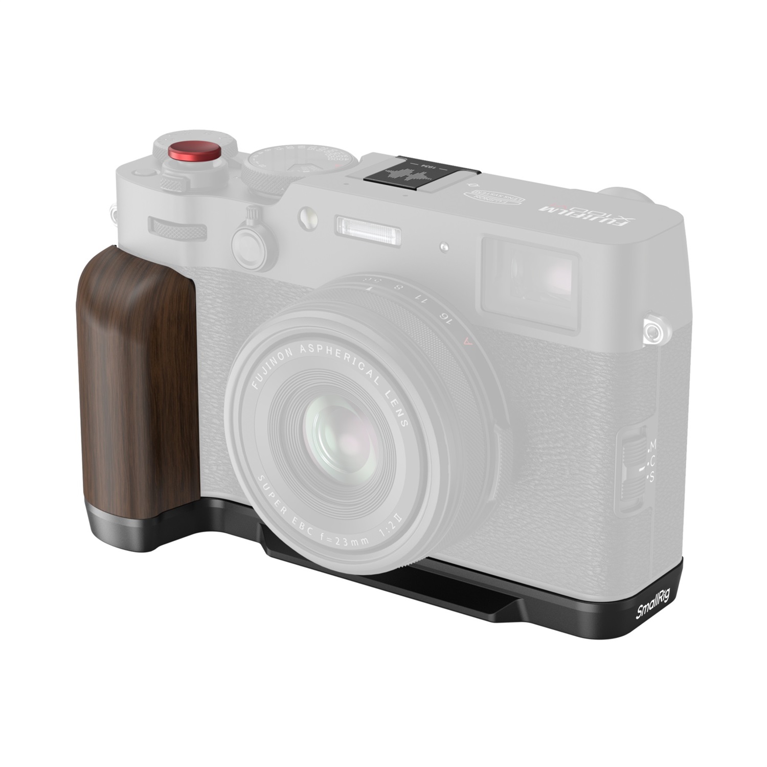 SmallRig 4805 Impugnatura a L in legno nera per Fujifilm X100VI / X100V