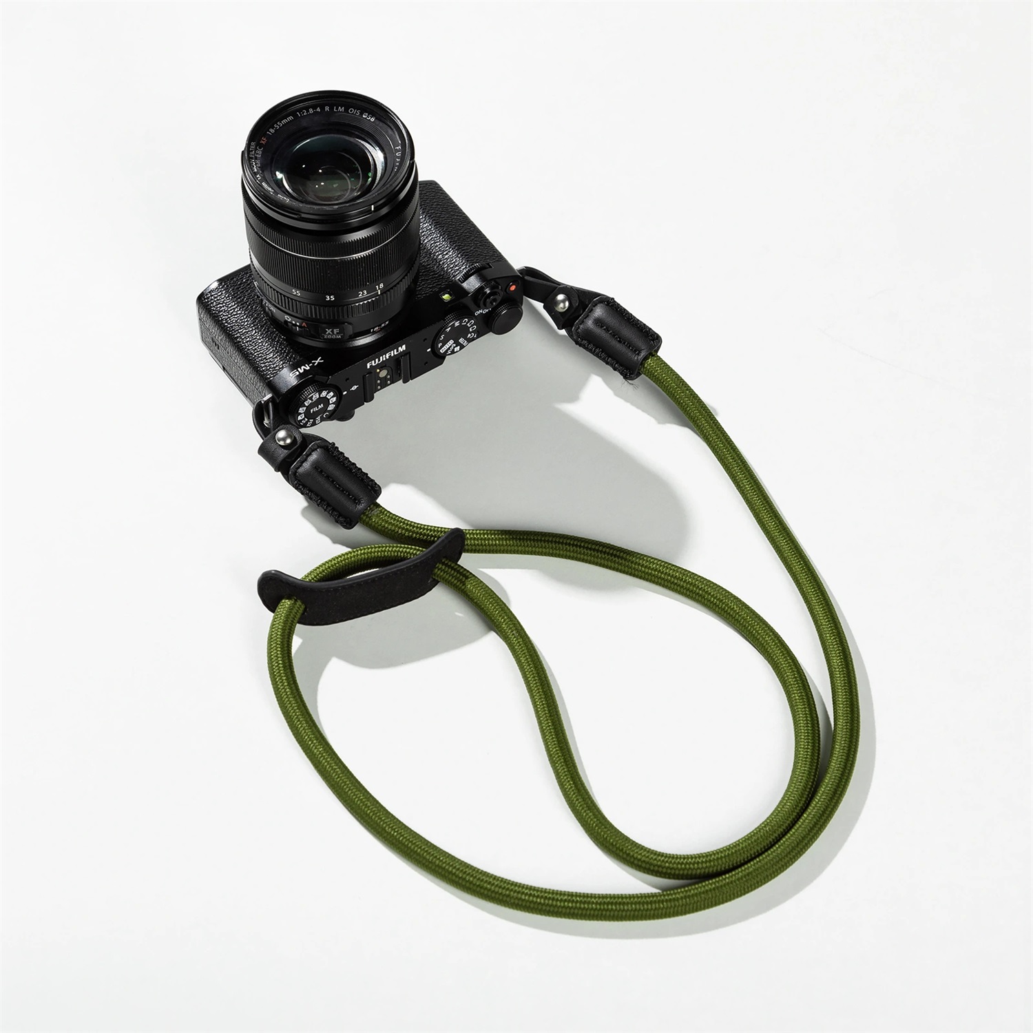 SmallRig 5056 Tracolla Intrecciata Universale in Vera Pelle e Nylon Verde per Fotocamere DSLR, SONY, GoPro e Nikon