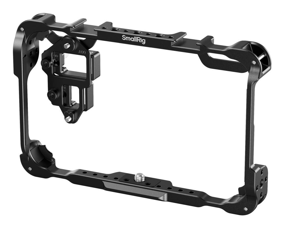 SmallRig Gabbia per Monitor Atomos Shinobi II con Parasole, Morsetto USB e Protezione Schermo