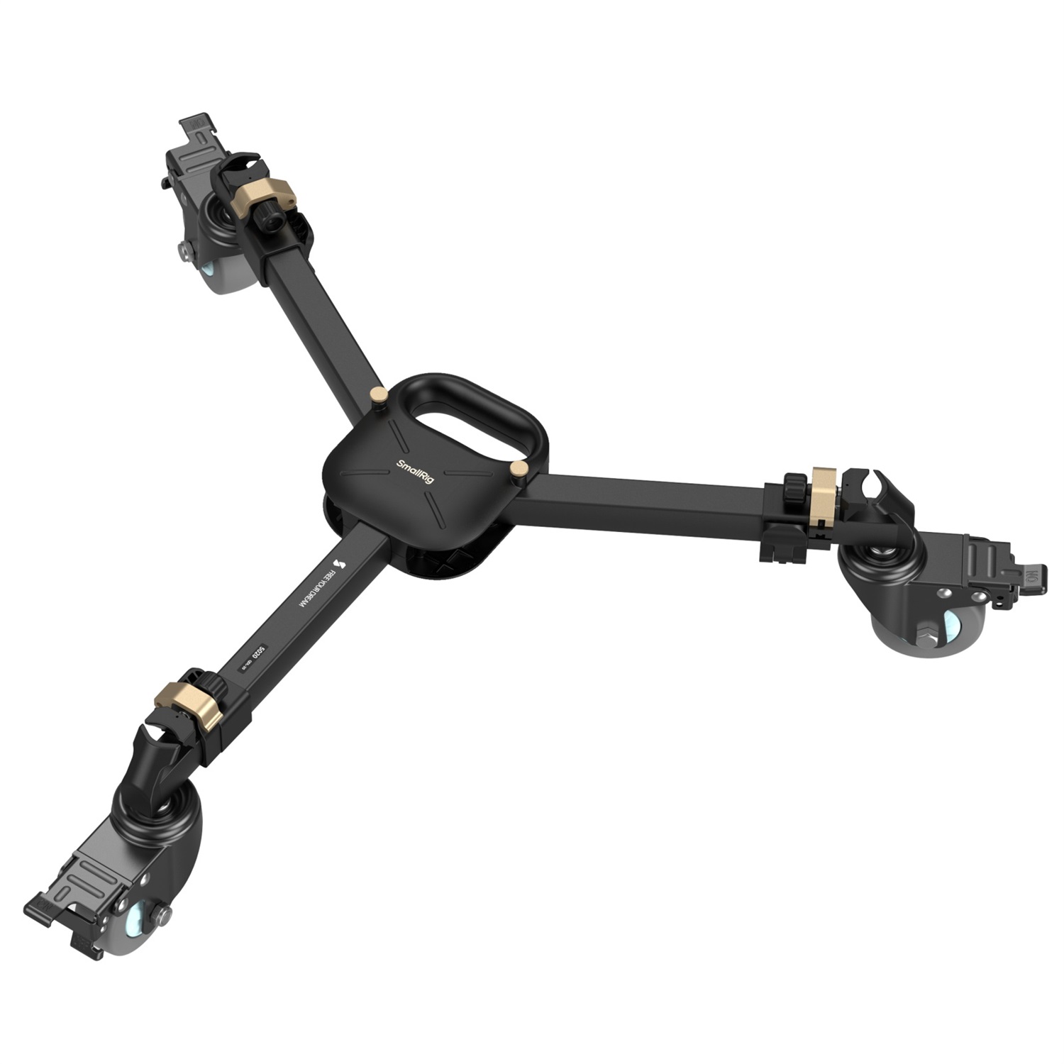 SmallRig 5020 Quick-Lock Dolly per Treppiede Heavy Duty con Ruote in Gomma da 3