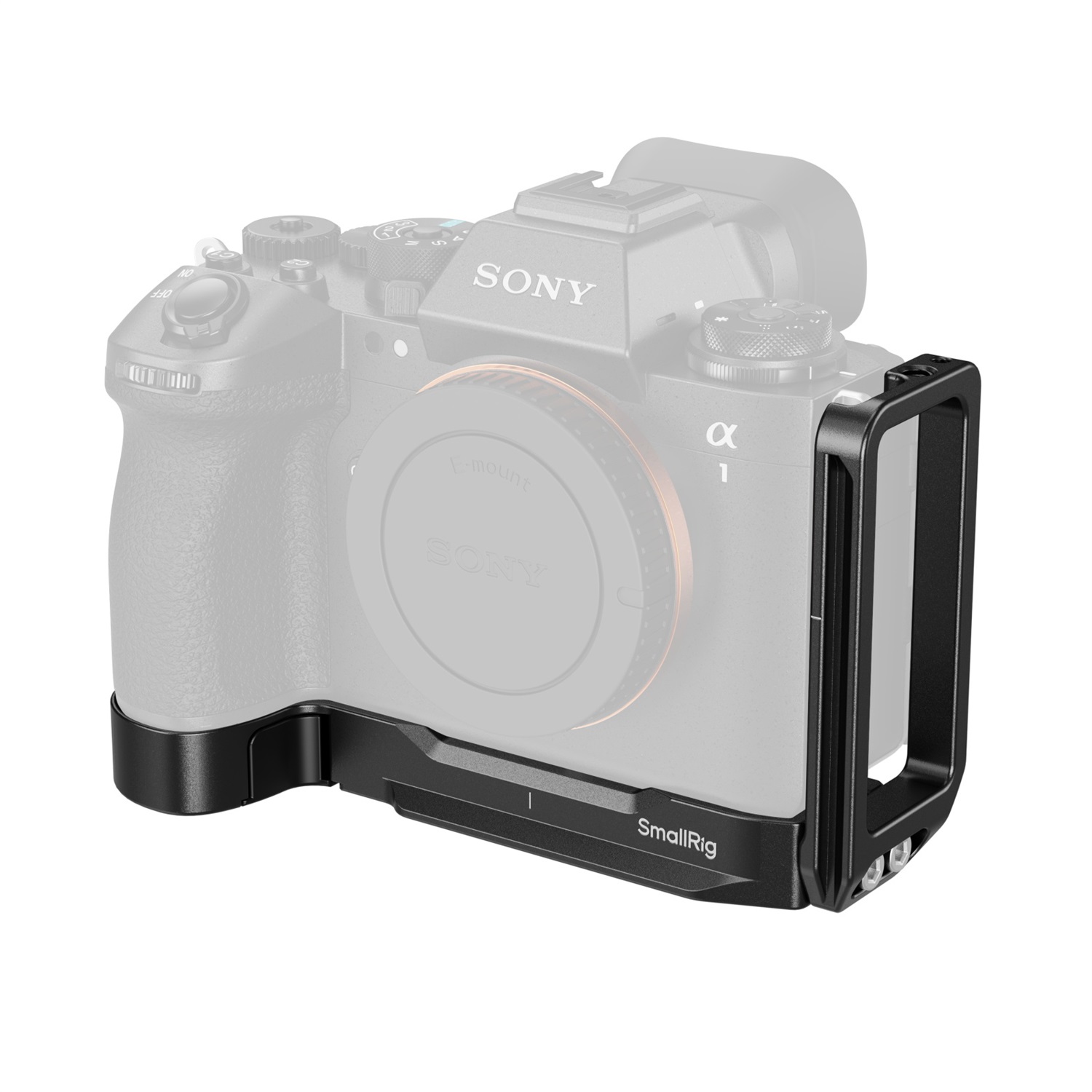 SmallRig Piastra di montaggio a forma di L 5188 per Sony Alpha 1 II/Alpha 9 III con compatibilità AirTag e sistema Arca-Swiss
