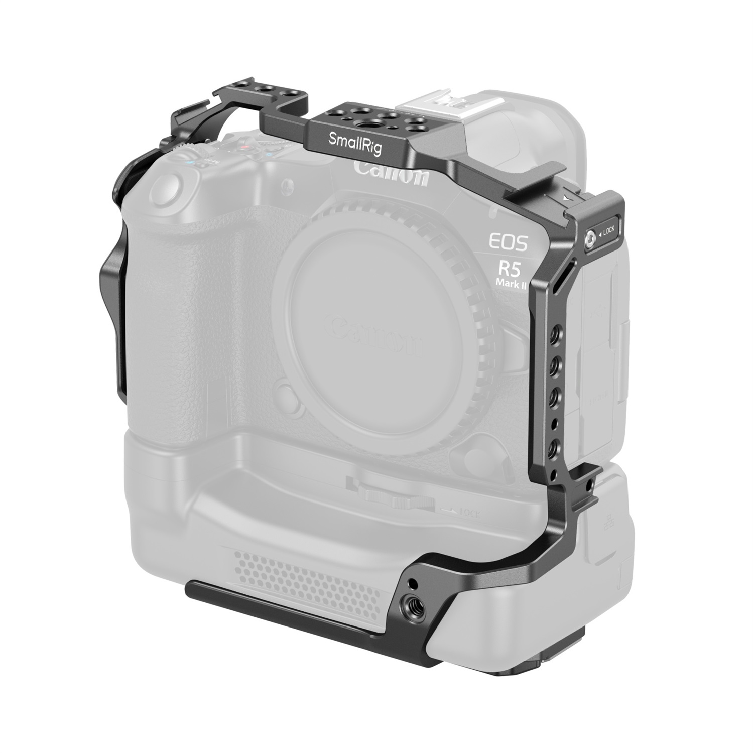 SmallRig 5092 Gabbia per Canon EOS R5 Mark II con Ventola di Raffreddamento CF-R20EP e Piastra Arca-Swiss