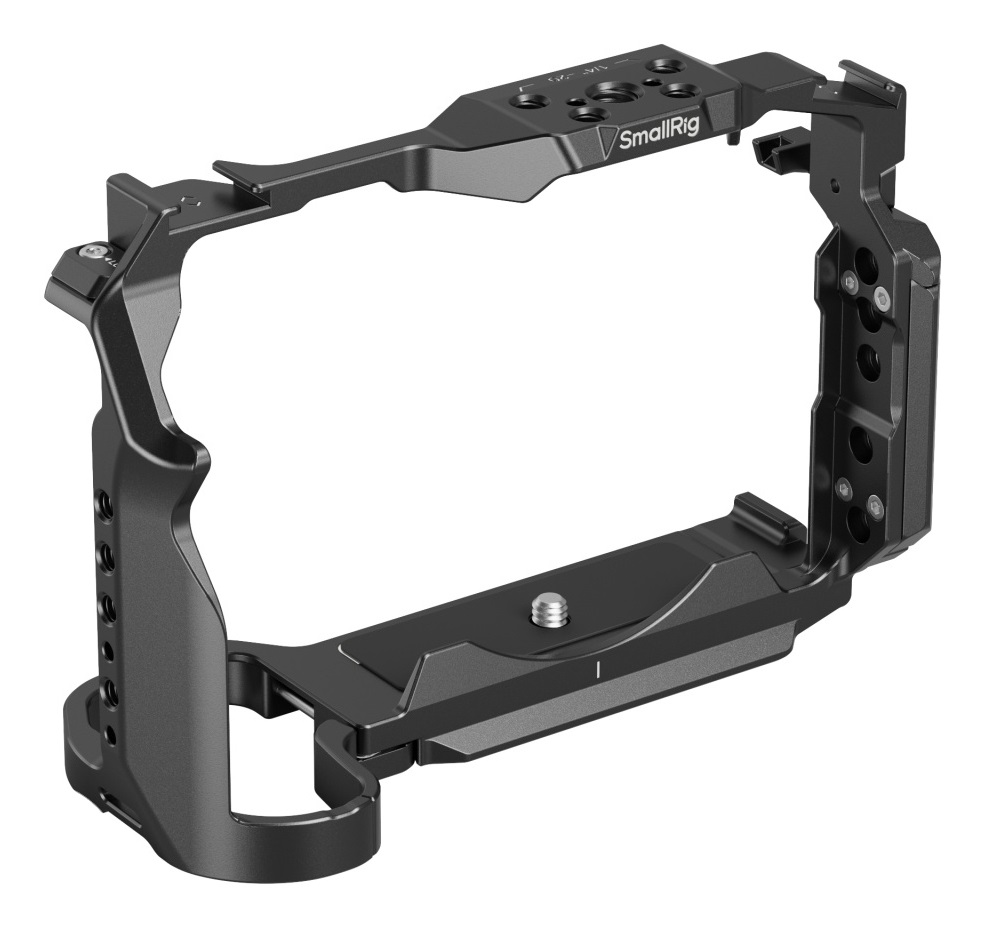 SmallRig Gabbia Protettiva 5257 per Nikon Z5 II/Z5/Z6/Z6 II/Z7/Z7 II con Piastra a Sgancio Rapido e Cold Shoe