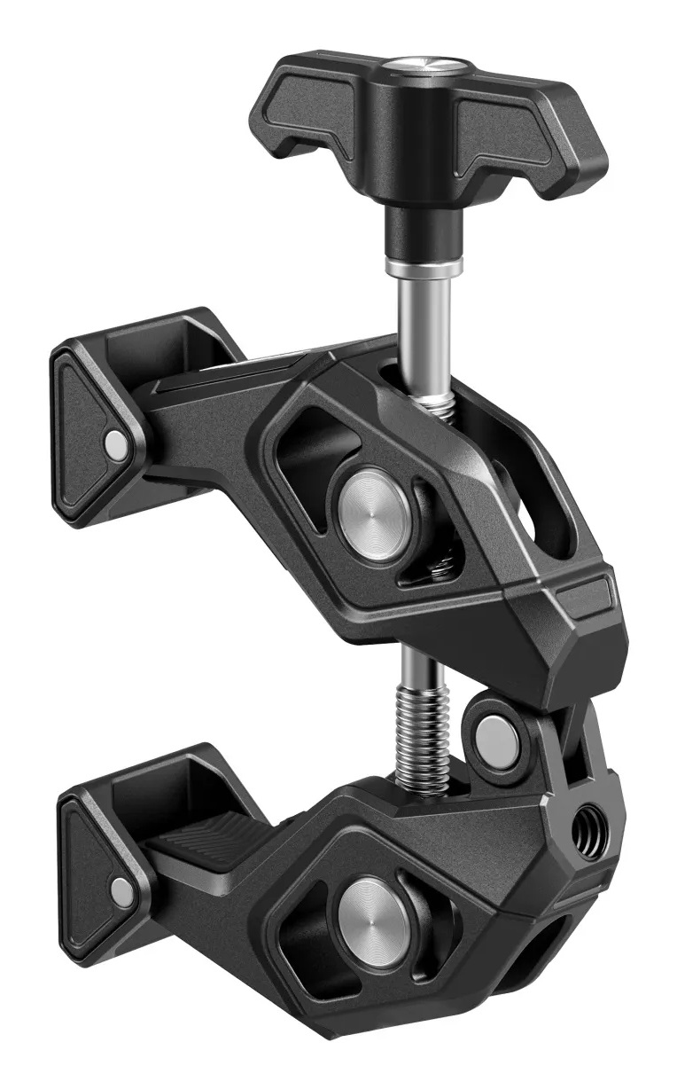 SmallRig Morsetto a forma di granchio in alluminio con fori filettati 1/4