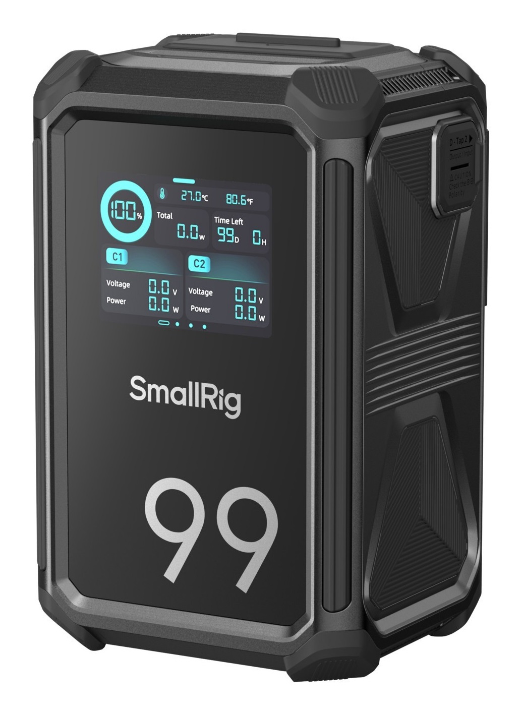 SmallRig Batteria V-Mount X-Touch Smart X99 - Tripla Prova, Resistente e Compatta