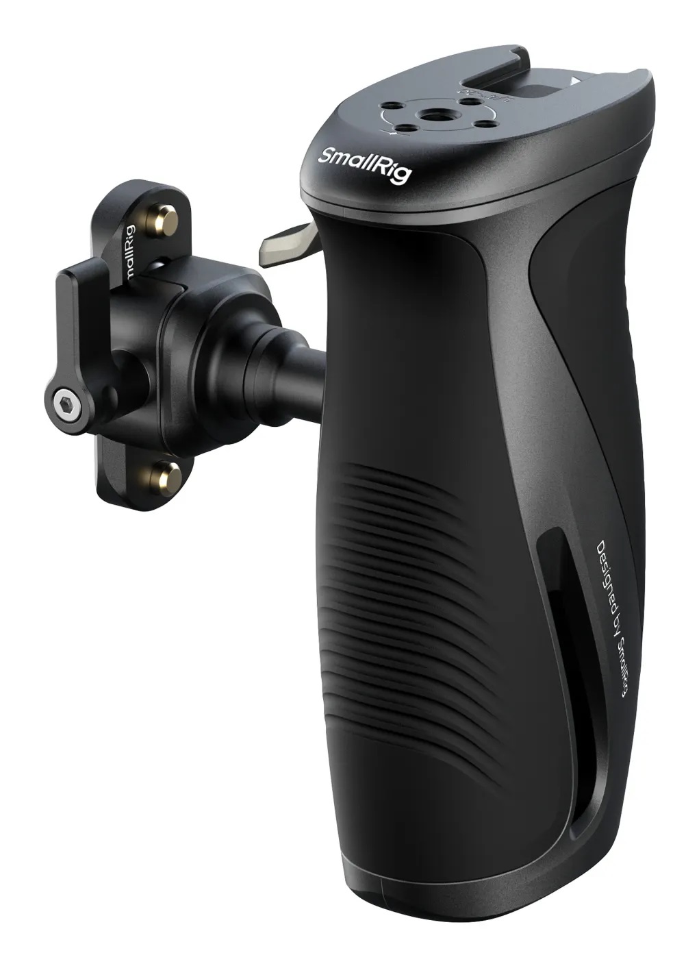 SmallRig 5160 Maniglia Laterale Rotante con Morsetto NATO - 360° per Gabbie Fotocamera e Monitor DSLR