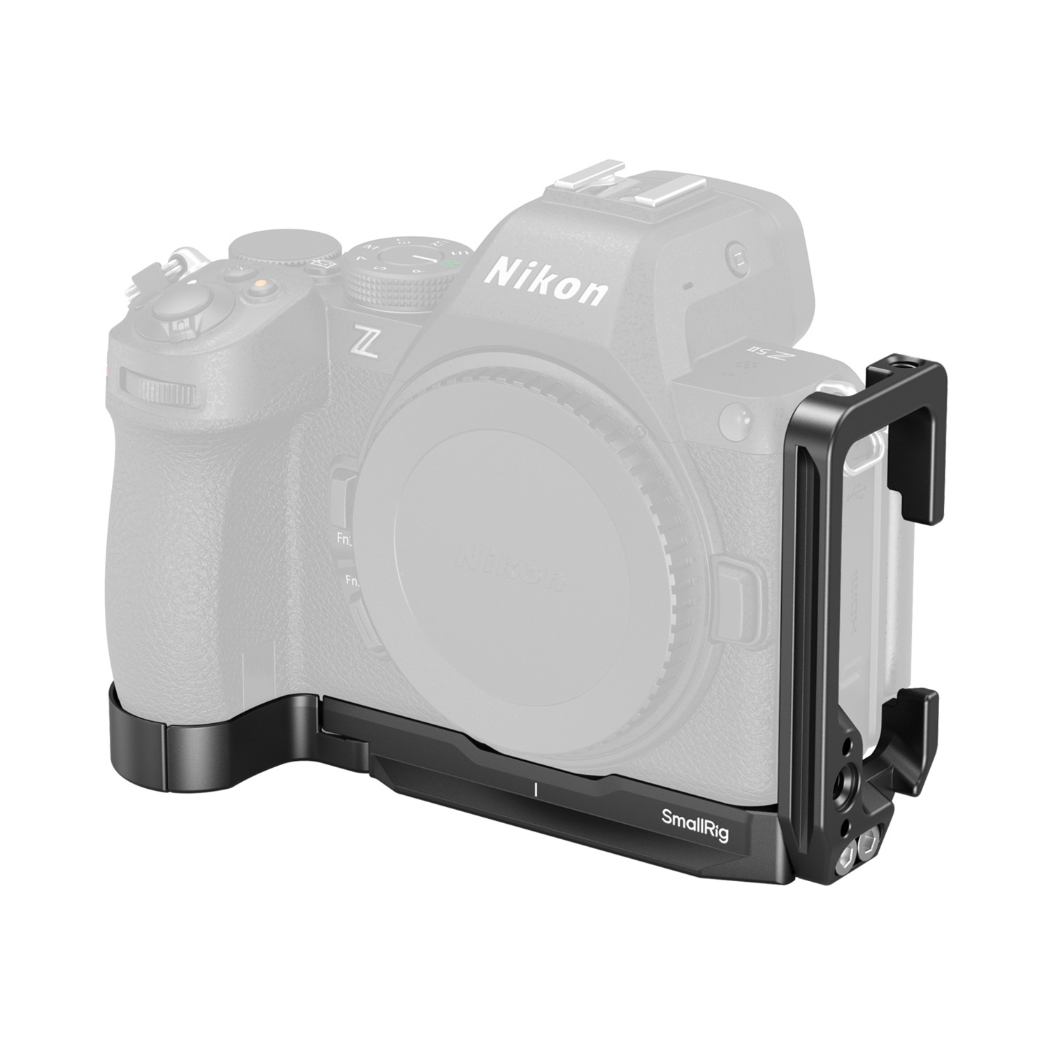 SmallRig 5256 Piastra di Montaggio a L per Nikon Z5II - Compatibile con Z7/Z6, Sgancio Rapido Arca-Swiss