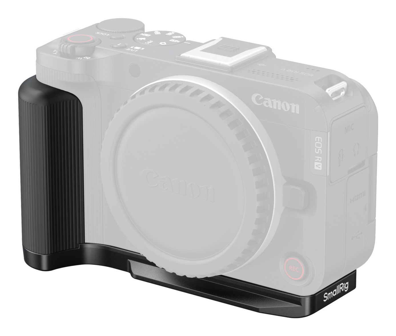 SmallRig 5429 Piastra di montaggio a L con impugnatura ergonomica per Canon EOS R50 V, piastra a sgancio rapido Arca-Swiss