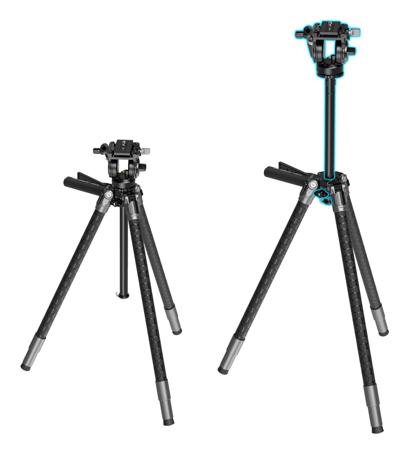 SmallRig 5305 x Patata Jet TRIBEX SE - Treppiede idraulico professionale per fotocamere digitali, capacità 15 kg, ideale per riprese all'aperto