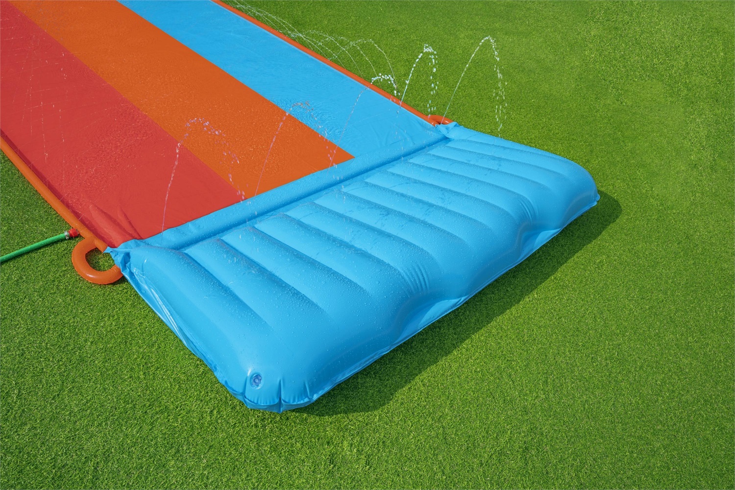 Bestway H2OGO Scivolo Triplo Tsunami con Spruzzi - Scivolo d'acqua a 3 corsie (488 cm) con Tsunami Splash Ramp™
