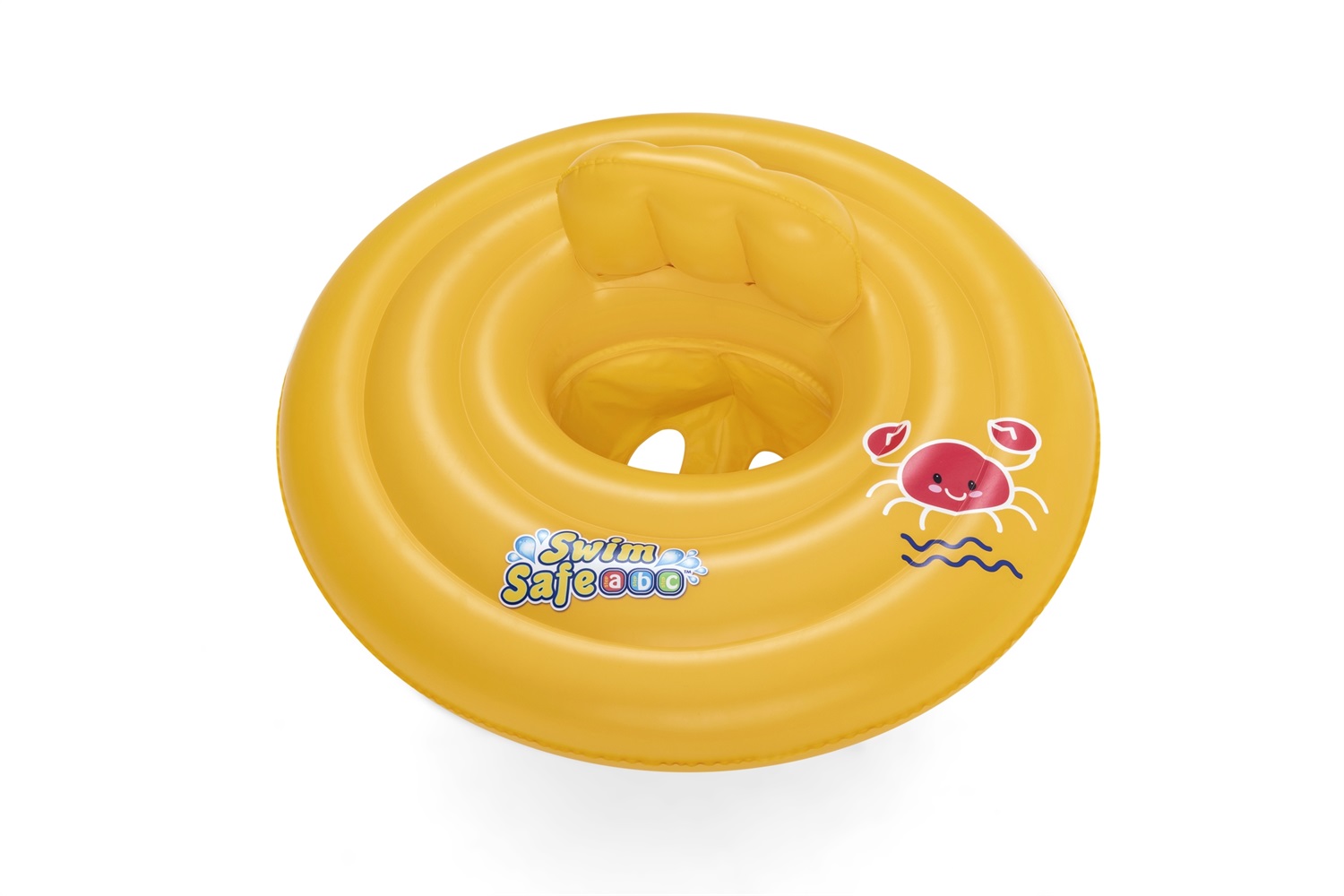 Bestway Salvagente Mutandina Swim Safe 69 cm - Galleggiante per Bambini, Colore Giallo, Design Simpatico