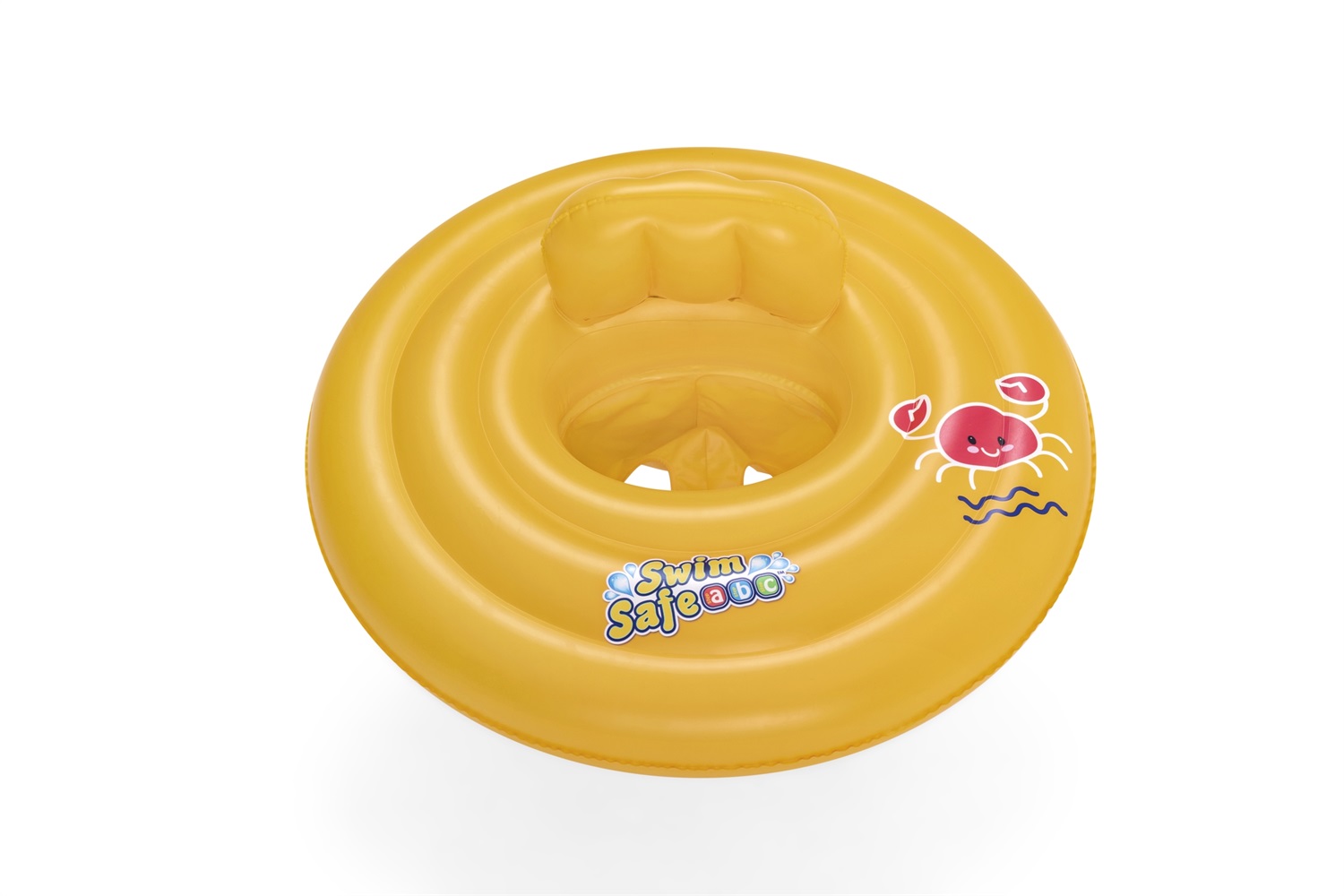 Bestway Salvagente Mutandina Swim Safe 69 cm - Galleggiante per Bambini, Colore Giallo, Design Simpatico