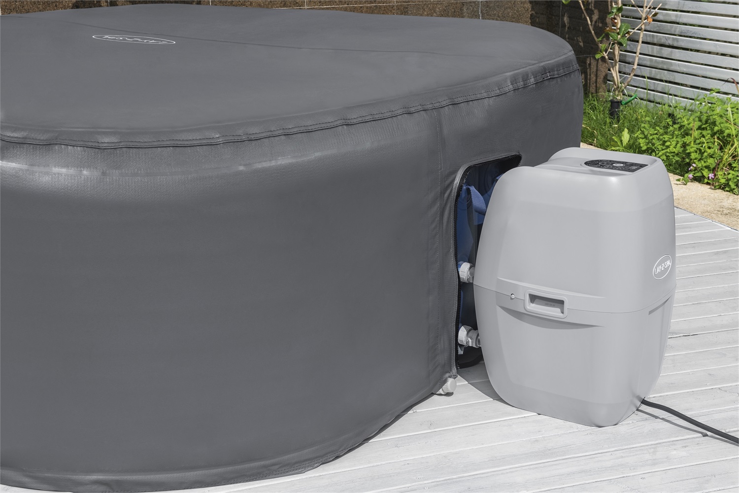 Bestway 60319 Lay-Z-Spa Copertura Termica Quadrata 180x180x71 cm - Impermeabile e Compatibile con Idromassaggi Rettangolari