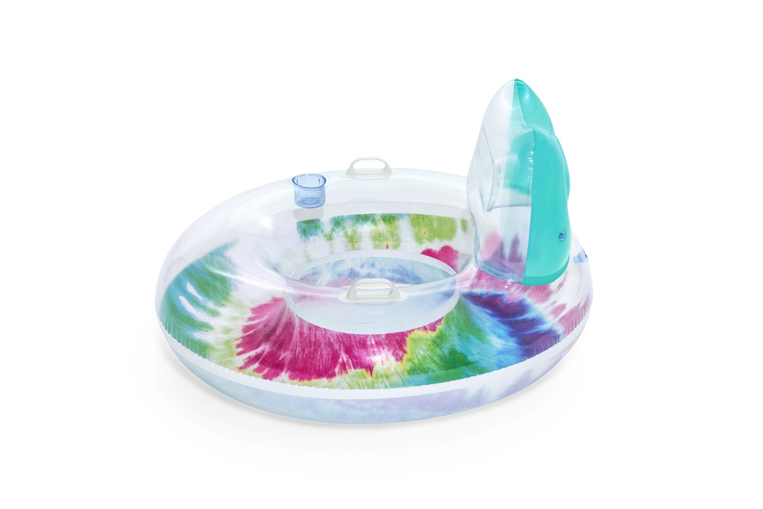 Bestway Ciambella Gonfiabile Fashion con Maniglie e Portabicchieri - 118x117 cm