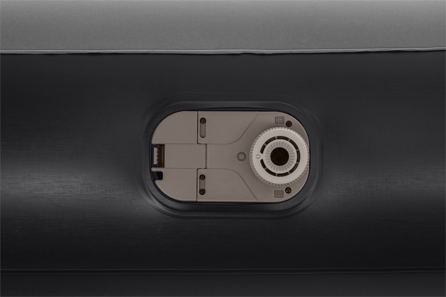 Bestway Materasso Gonfiabile Matrimoniale Tritech con Pompa Integrata e Cuscino - 203 x 152 x 46 cm, Superficie Floccata e Antimicrobica