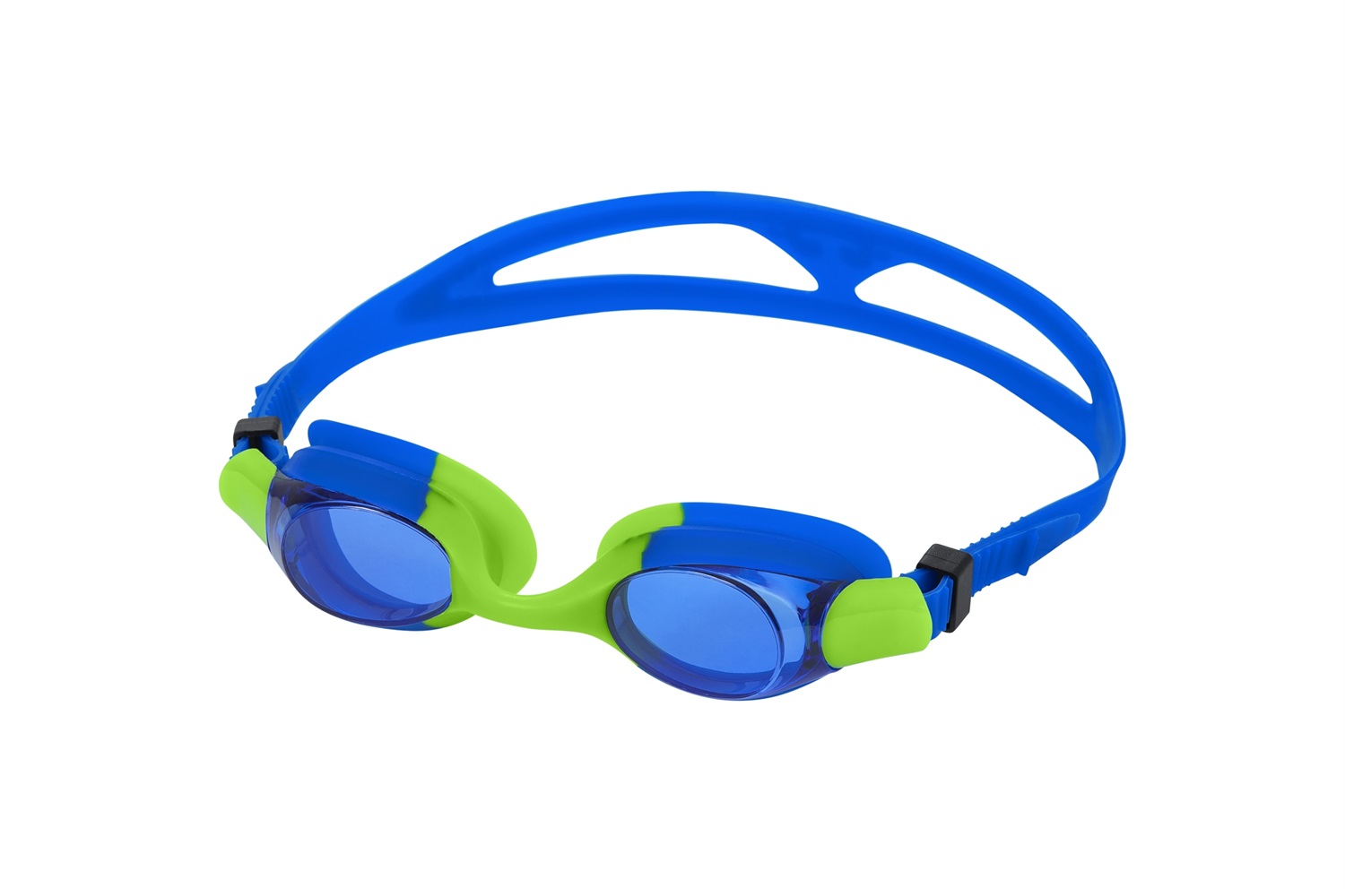 Bestway Occhialini da Nuoto per Bambini - Modello Lightning Art. 21065, 7 anni, Lenti Antiurto, Ponte e Cinturino Regolabili