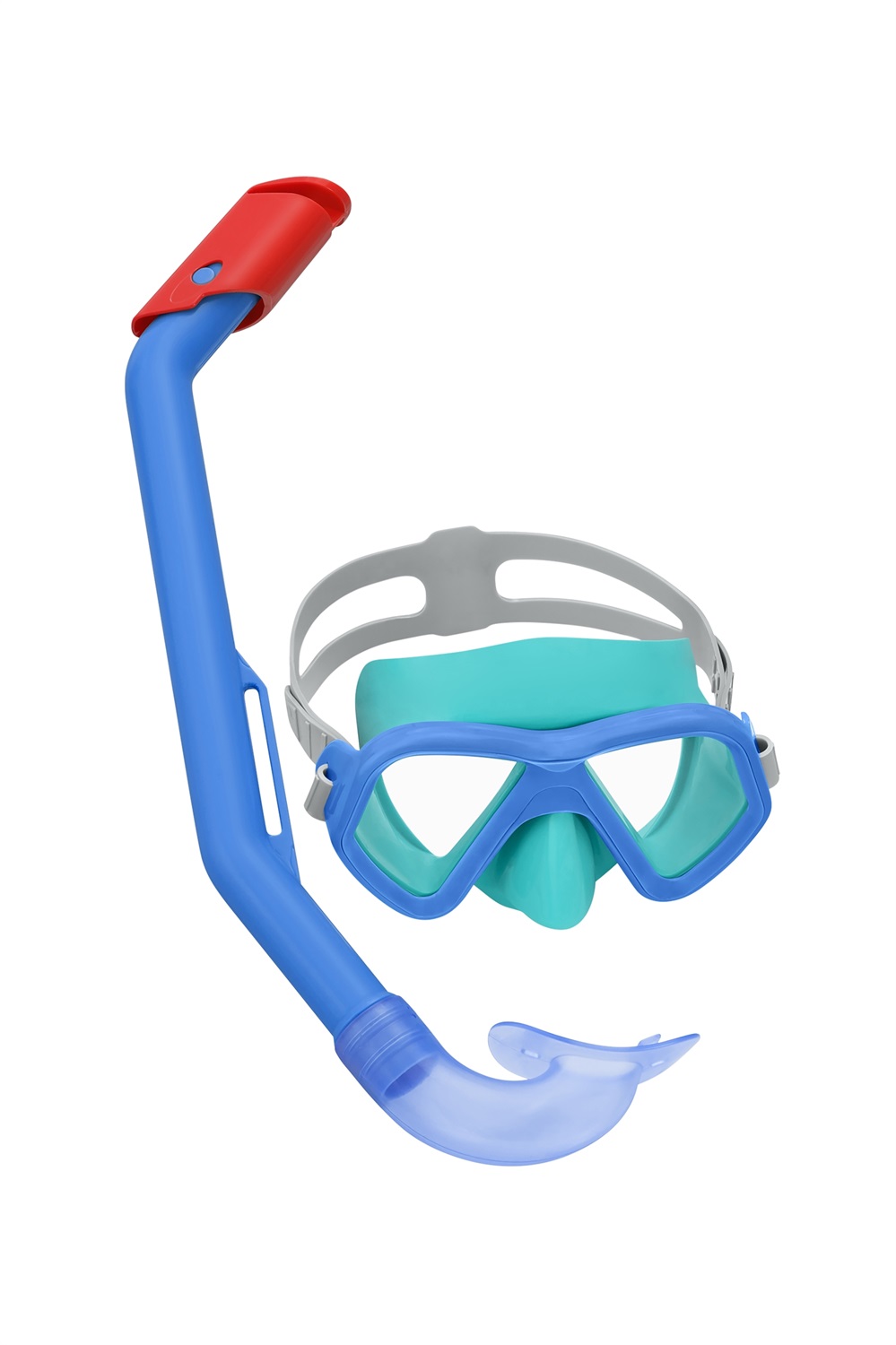 Bestway Maschera da Snorkeling Dominator con Boccaglio per Bambini 3 Anni - Lenti in Policarbonato Resistenti e Materiali Privati di Lattice