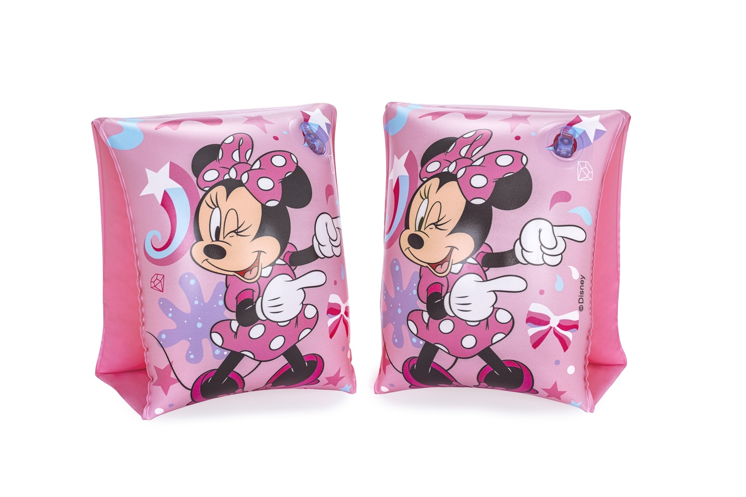 Bestway Braccioli Gonfiabili Disney Minnie 25x15 cm - Doppia Camera d'Aria per Bambini dai 3 ai 6 Anni