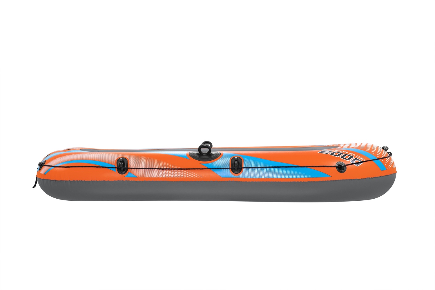 Bestway Gommone Kondor Elite 2000 - Barca Gonfiabile 196x106 cm, Portata 120 kg, Piano di Calpestio Gonfiabile, Maniglia Resistente