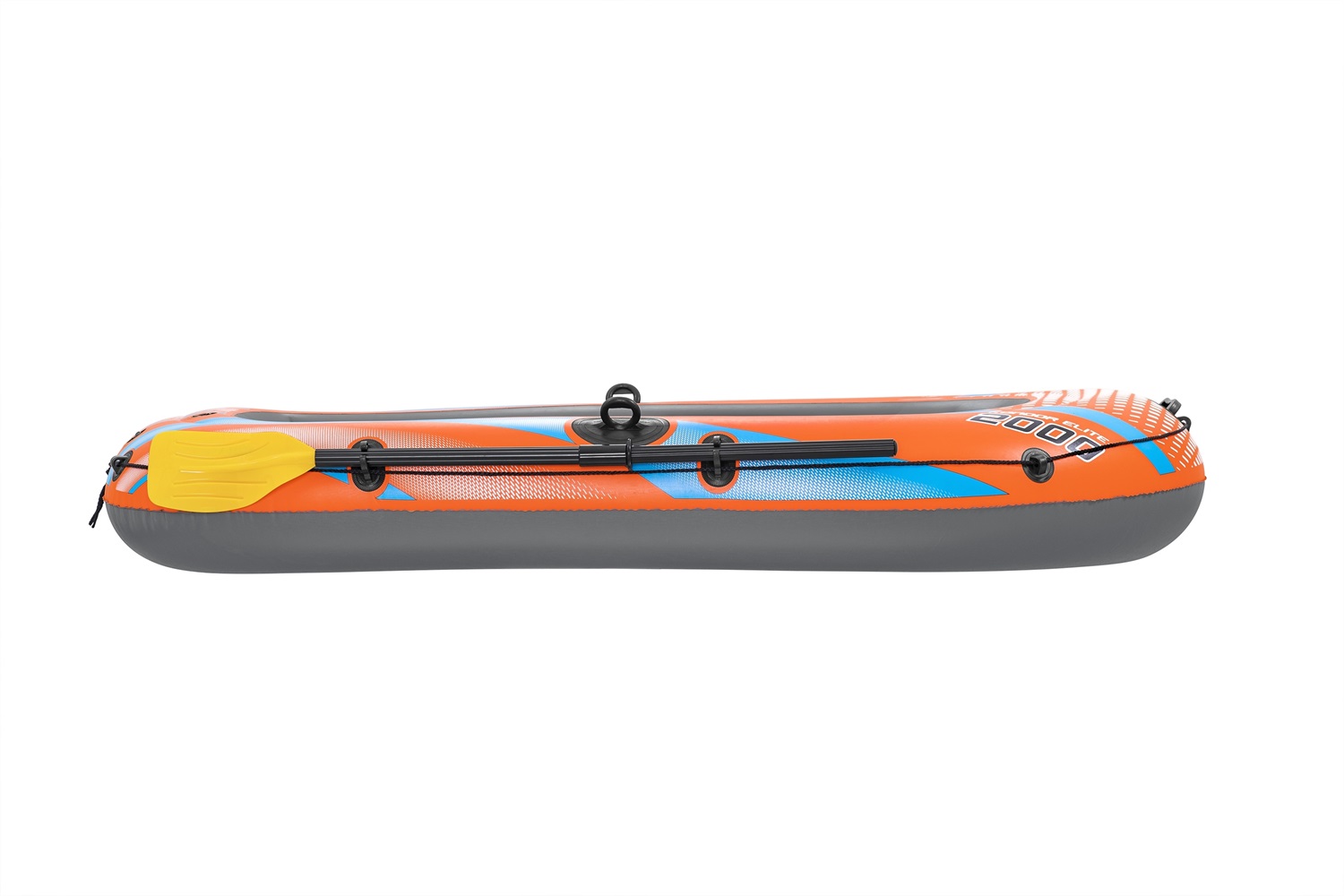 Bestway Canotto Gonfiabile Kondor 2000 Elite - Gommone per 2 Persone con Remi e Pompa, Dimensioni 196x106 cm