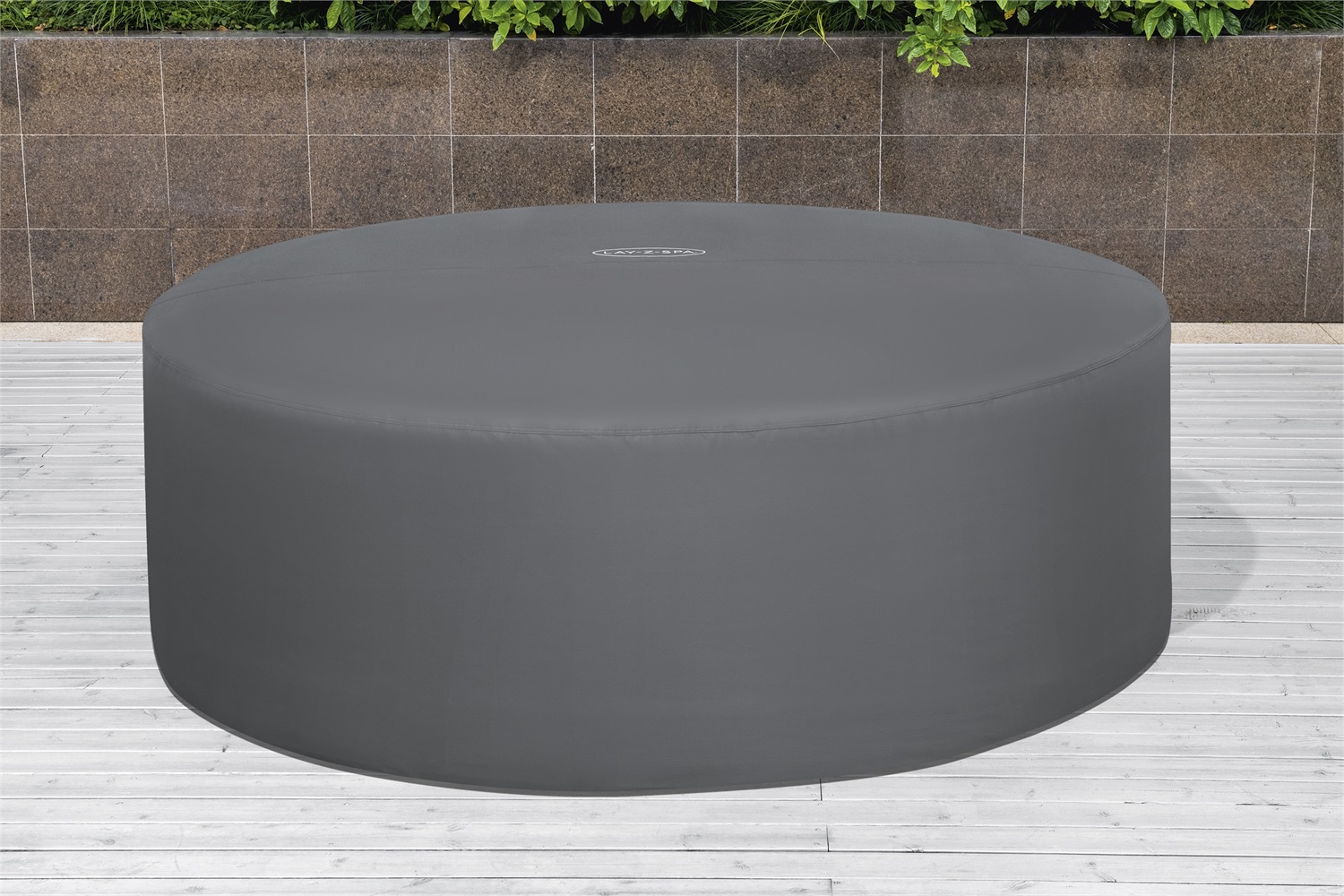 Bestway 60326 Lay-Z-Spa Copertura Termica Rotonda 216x216x80 cm - Compatibile con spa rotonde, chiusura con velcro, doppio strato termo-protettivo