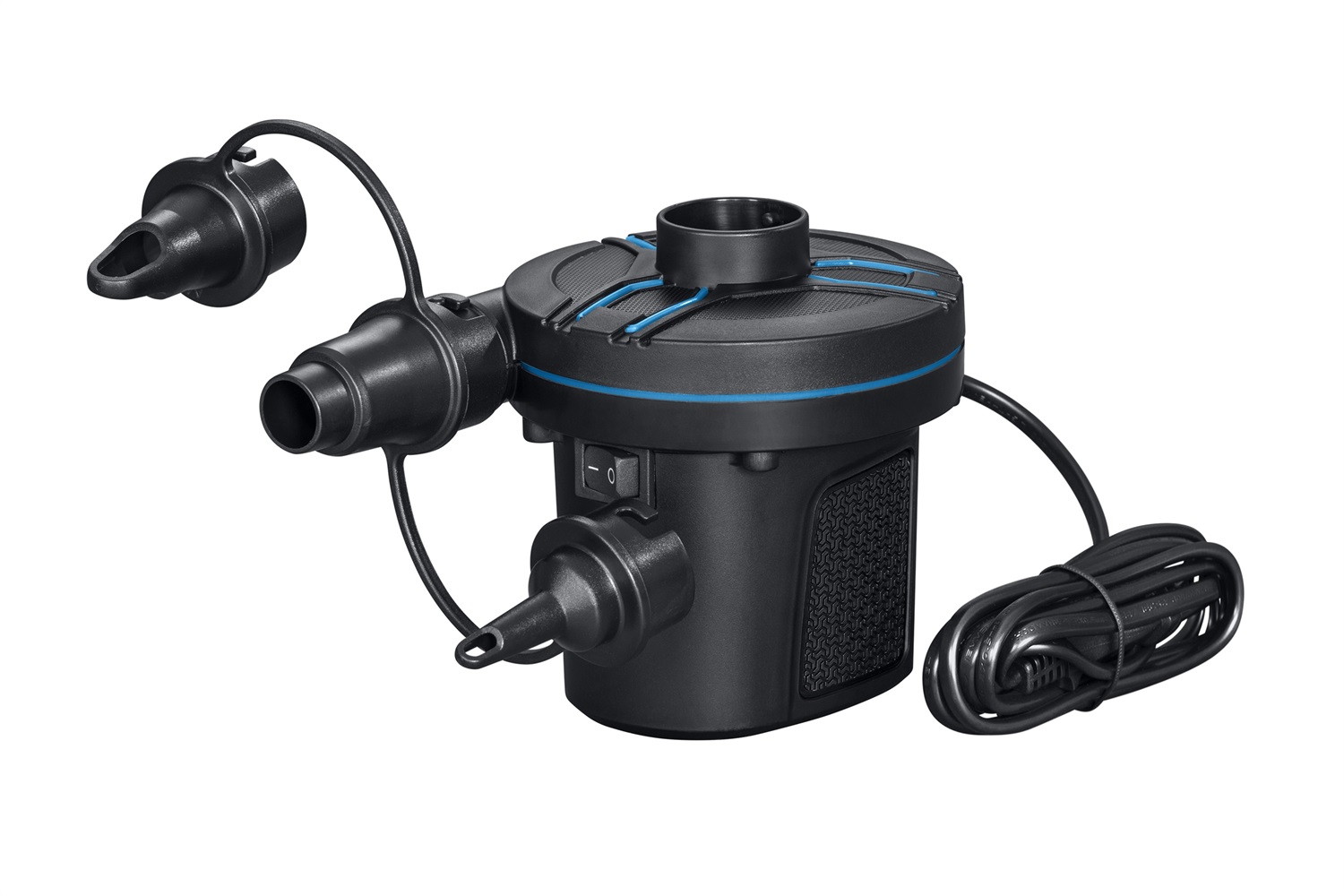 Bestway Pompa Elettrica di Gonfiaggio PowerTouch 62252 - 680 l/min, 0,038 bar, con 3 Adattatori Universali