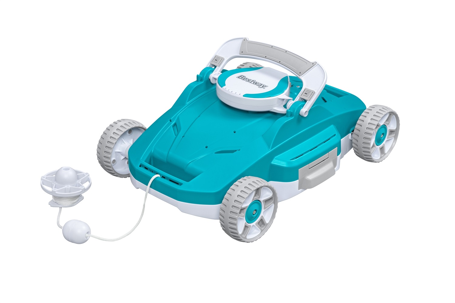 Bestway AquaTronix G200 - Robot Pulitore Automatico per Piscine Fino a 50 m², Batteria Ricaricabile, Colore Blu e Grigio