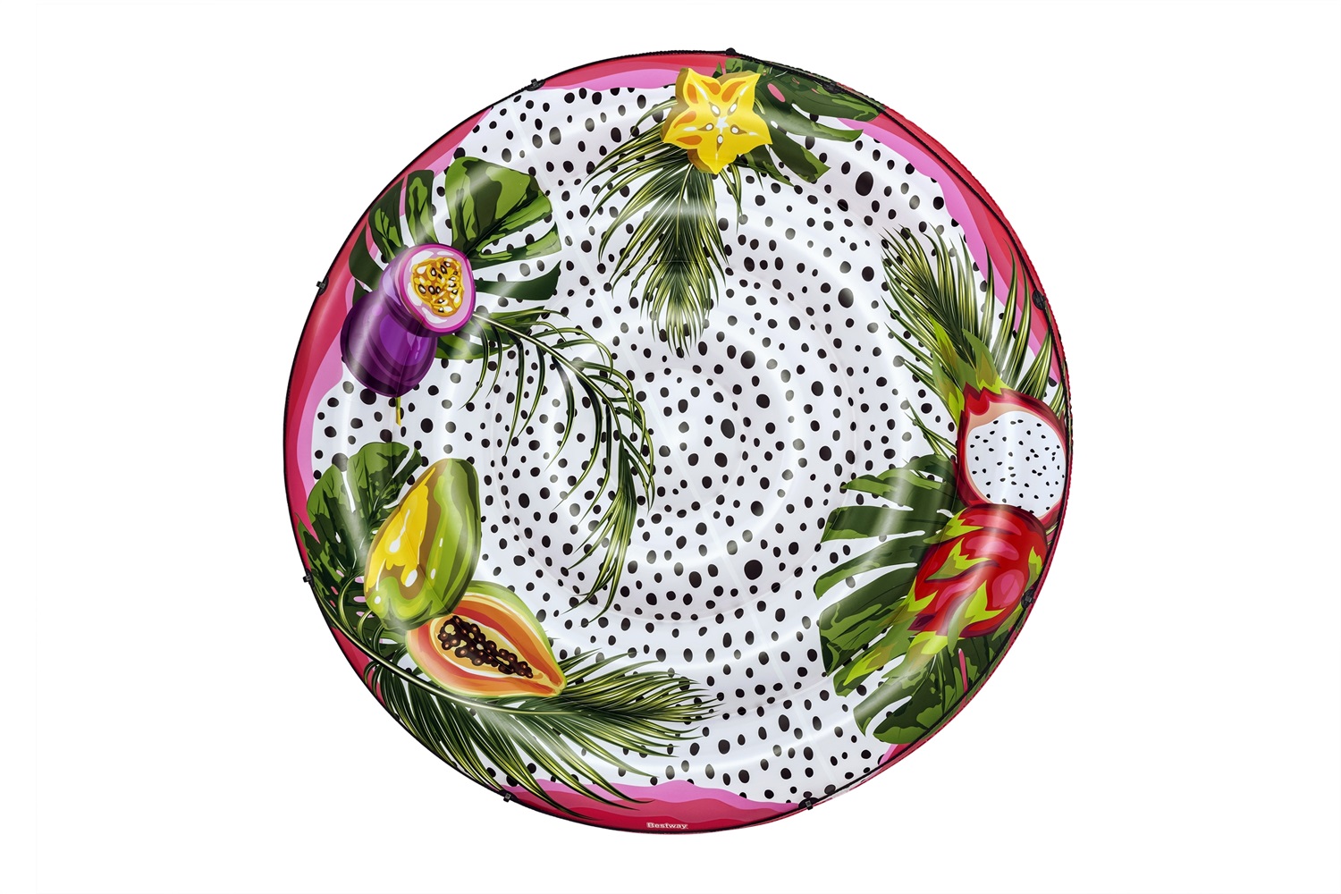 Bestway Isola Gonfiabile Fruits of Paradise™ 188 cm - Multicolore, PVC, Portata 200 kg, Facile da Gonfiare