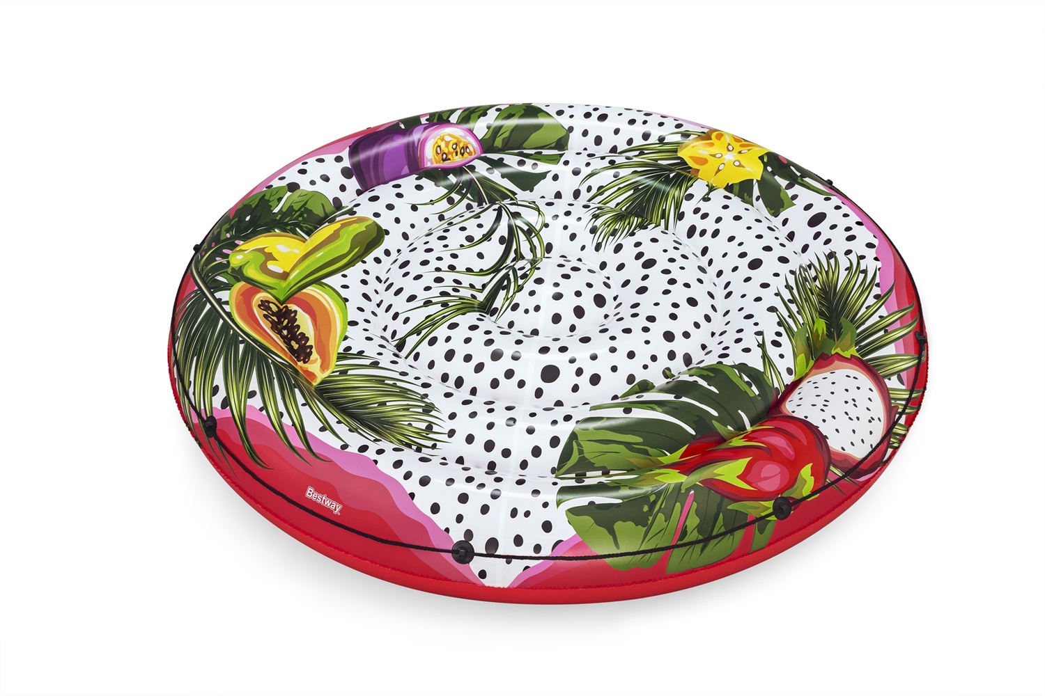 Bestway Isola Gonfiabile Fruits of Paradise™ 188 cm - Multicolore, PVC, Portata 200 kg, Facile da Gonfiare