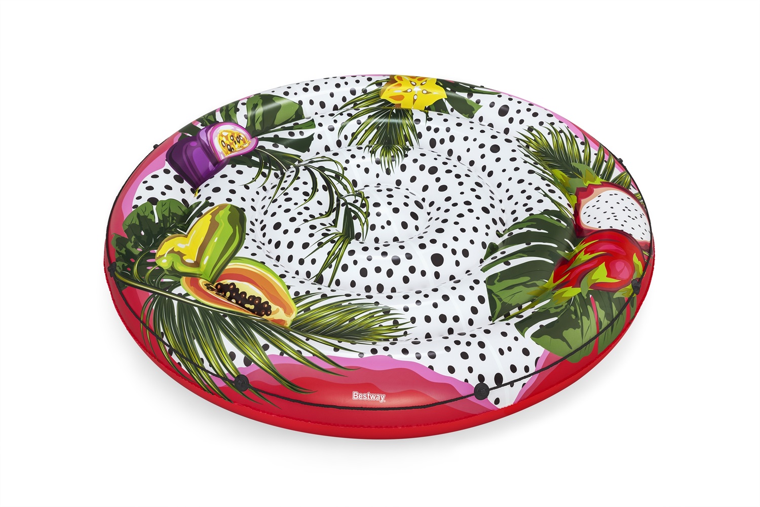 Bestway Isola Gonfiabile Fruits of Paradise™ 188 cm - Multicolore, PVC, Portata 200 kg, Facile da Gonfiare
