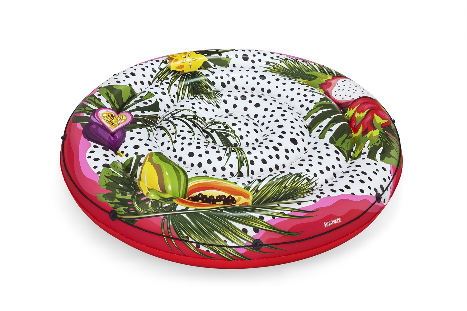 Bestway Isola Gonfiabile Fruits of Paradise™ 188 cm - Multicolore, PVC, Portata 200 kg, Facile da Gonfiare