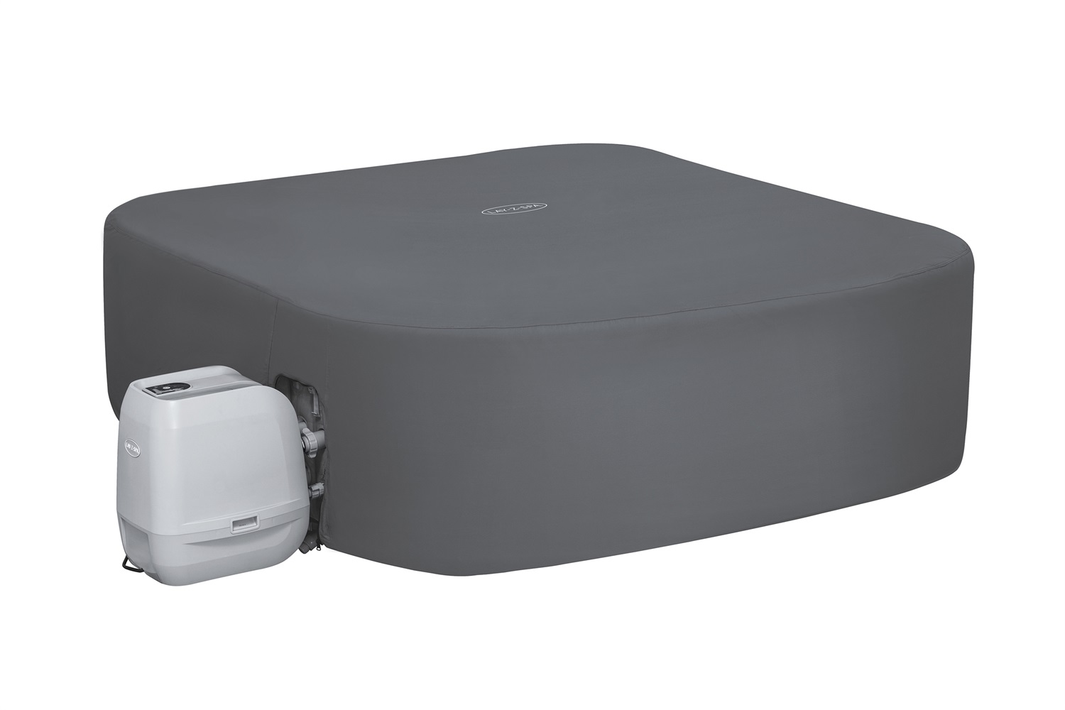 Bestway 60333 Copertura Termica Quadrata per Spa Lay-Z-Spa 230x230x71 cm - Doppio Strato Isolante, Efficienza Energetica Fino al 40%