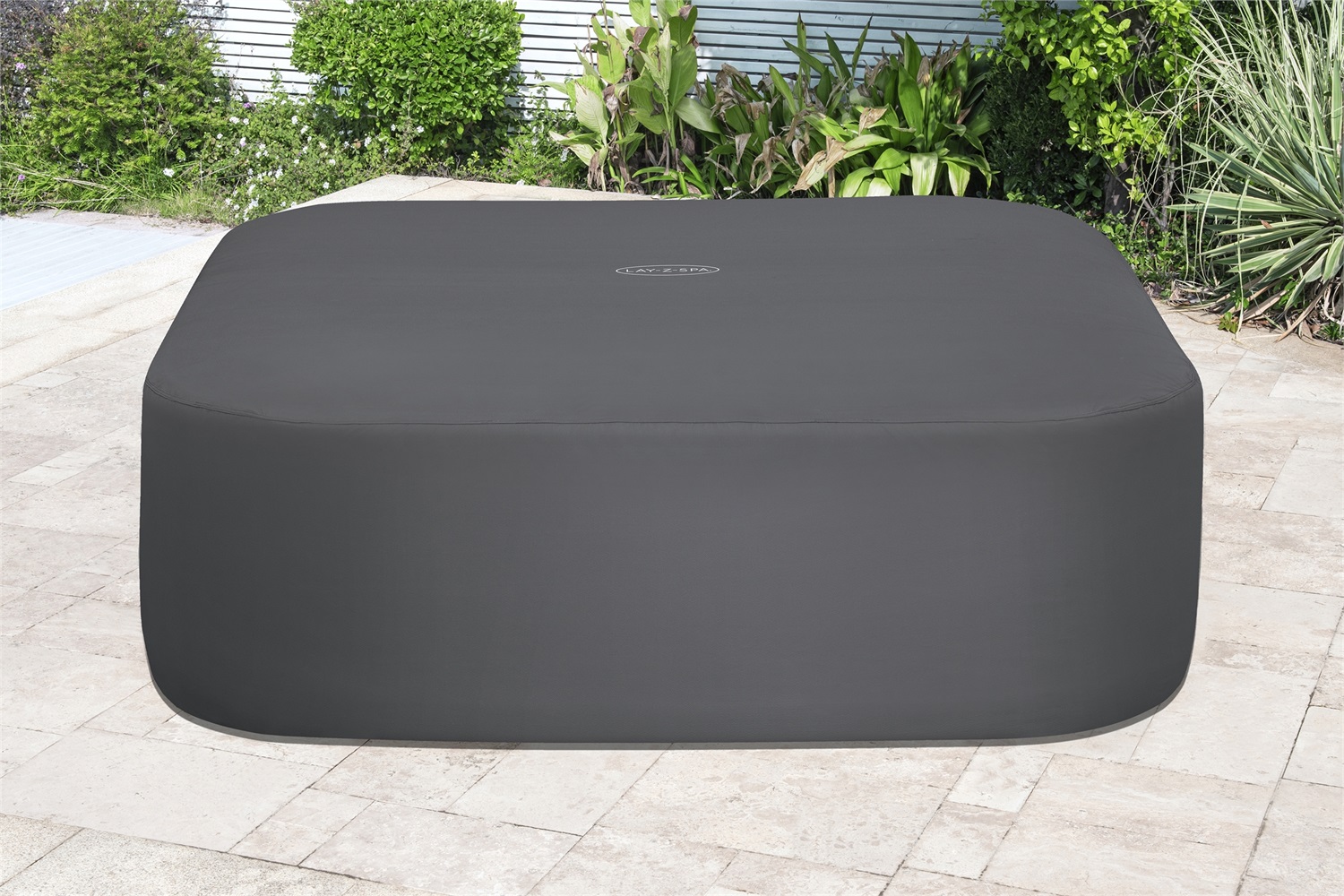 Bestway 60333 Copertura Termica Quadrata per Spa Lay-Z-Spa 230x230x71 cm - Doppio Strato Isolante, Efficienza Energetica Fino al 40%