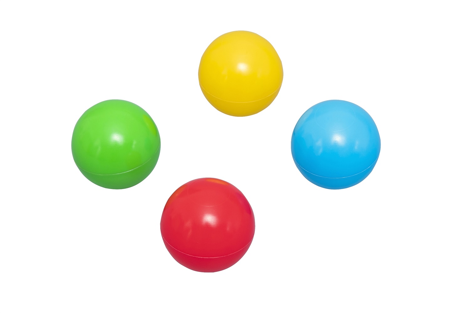 Bestway Sacca di Palline Colorate - 100 Palline da 5,85 cm in 4 Colori Assortiti per Gioco e Apprendimento