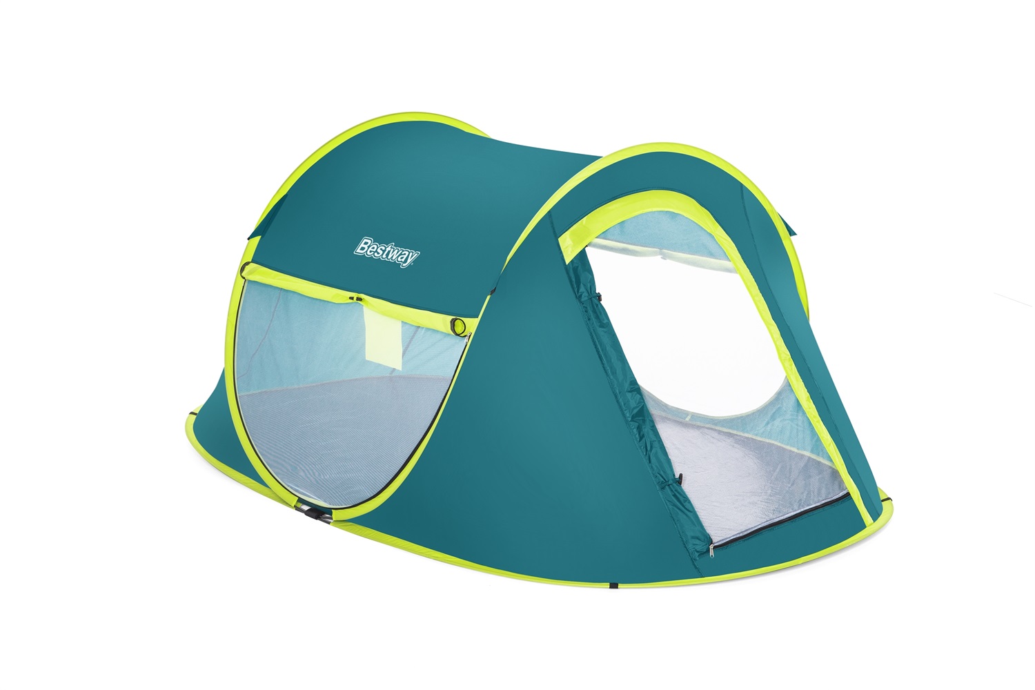 Bestway Tenda Coolmount 2 Pop Up per 2 Persone, Verde, 235x145x100 cm, Impermeabile, Montaggio Rapido