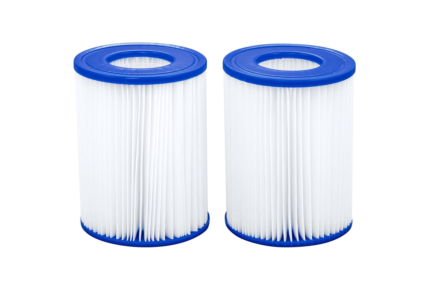 Bestway Filtro a Cartuccia Tipo II - Confezione da 2 Pezzi - Dimensioni 10,6x13,6 cm - Compatibile con Pompe da 2006 a 3028 L/h