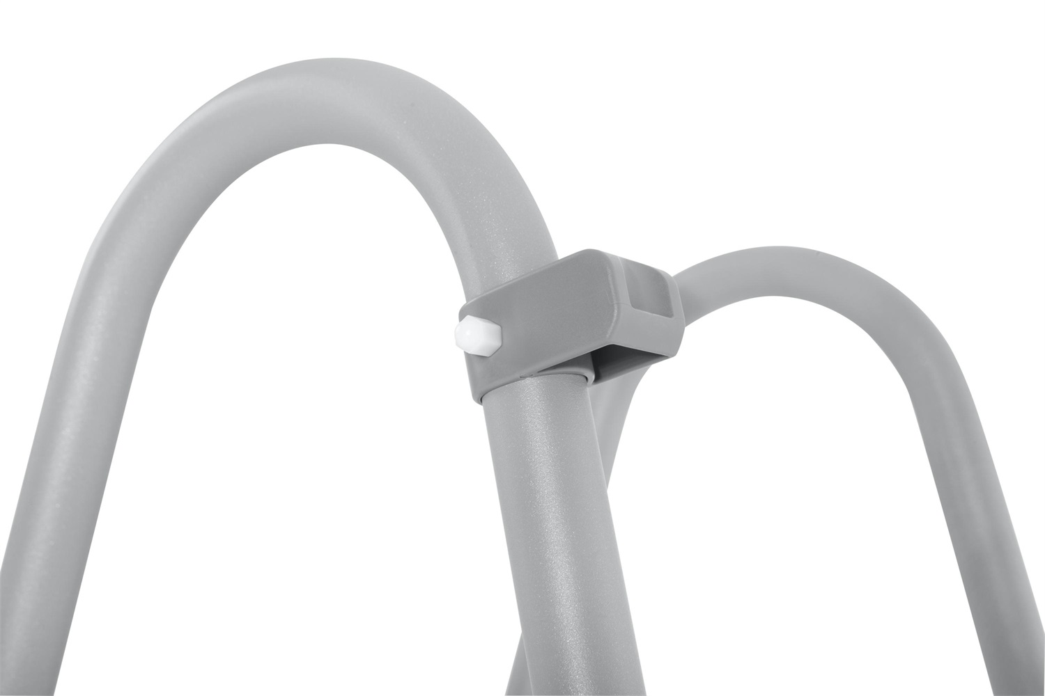 Bestway 58331-6 Scaletta per Piscina Fuori Terra Flip & Lock - 122 cm, Telaio in Metallo Resistente, Sicurezza Garantita
