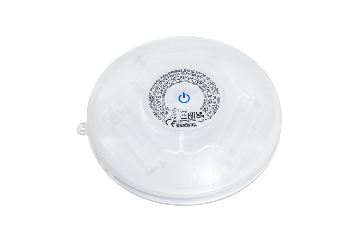Bestway Luce Piscina Galleggiante a LED Multicolor 15x14,2x6,7 cm - 4 Colori e 7 Modalità di Illuminazione