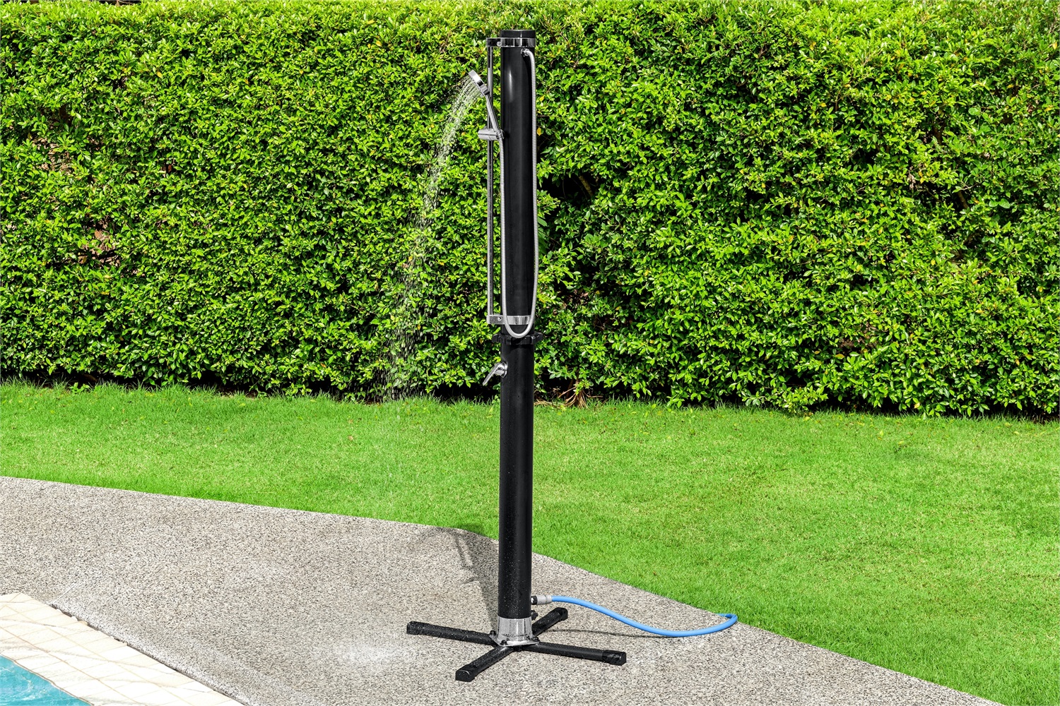 Bestway Doccia Solare 20L con Miscelatore e Doccino Regolabile - 60x60x218 cm