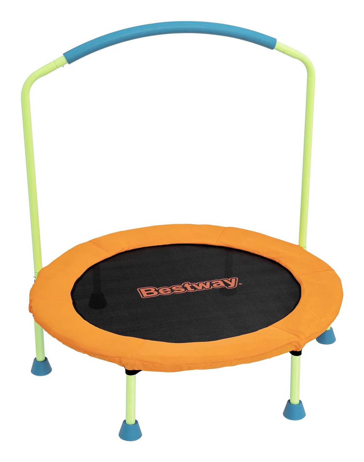 Bestway WonderJump Tappeto Elastico per Bambini - 91 cm, Arancione, da Interni e Giardino, Età 3