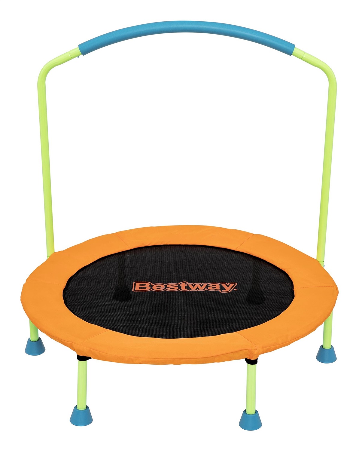 Bestway WonderJump Tappeto Elastico per Bambini - 91 cm, Arancione, da Interni e Giardino, Età 3