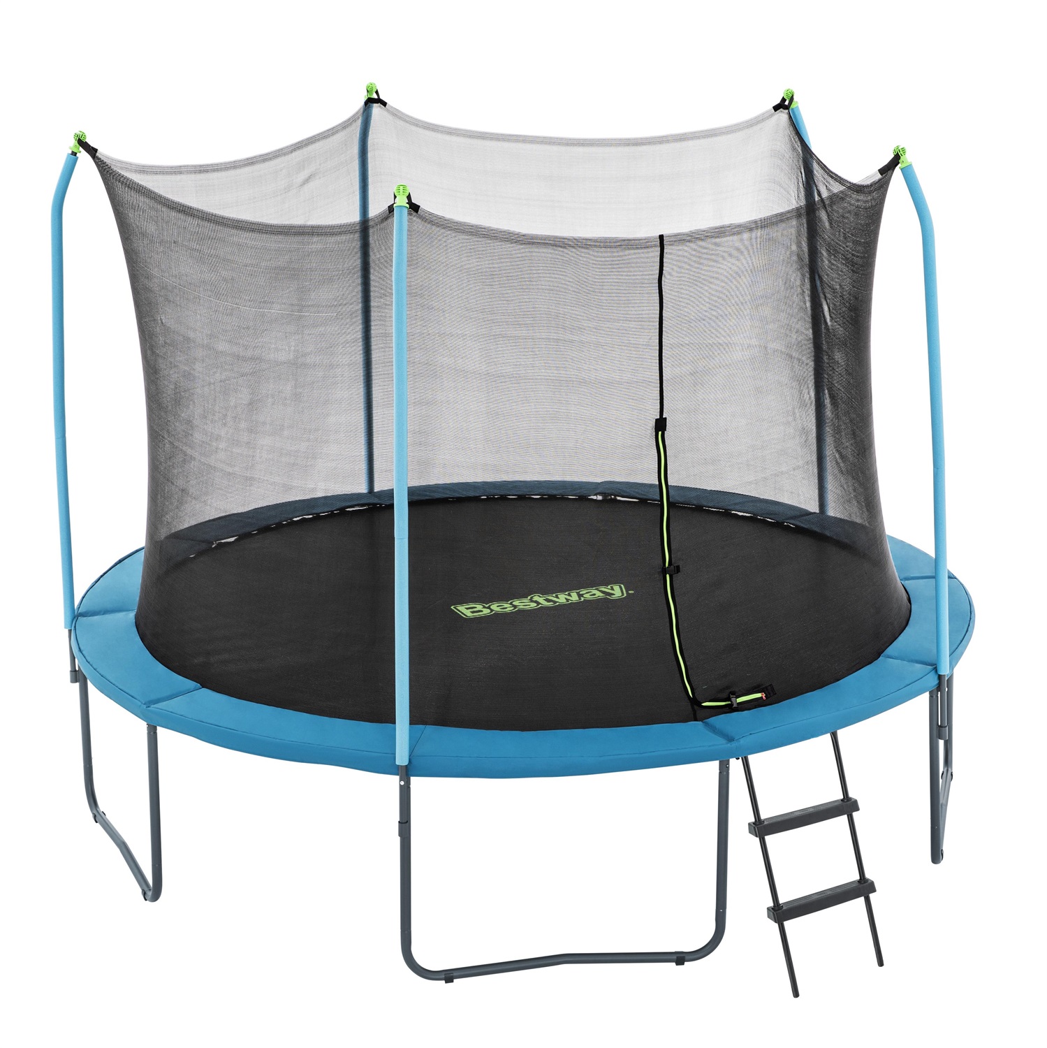 Bestway Tappeto Elastico Xtreme Air da 3,66 m per Esterni - Blu, Telaio in Acciaio Zincato, per Bambini dai 6 Anni