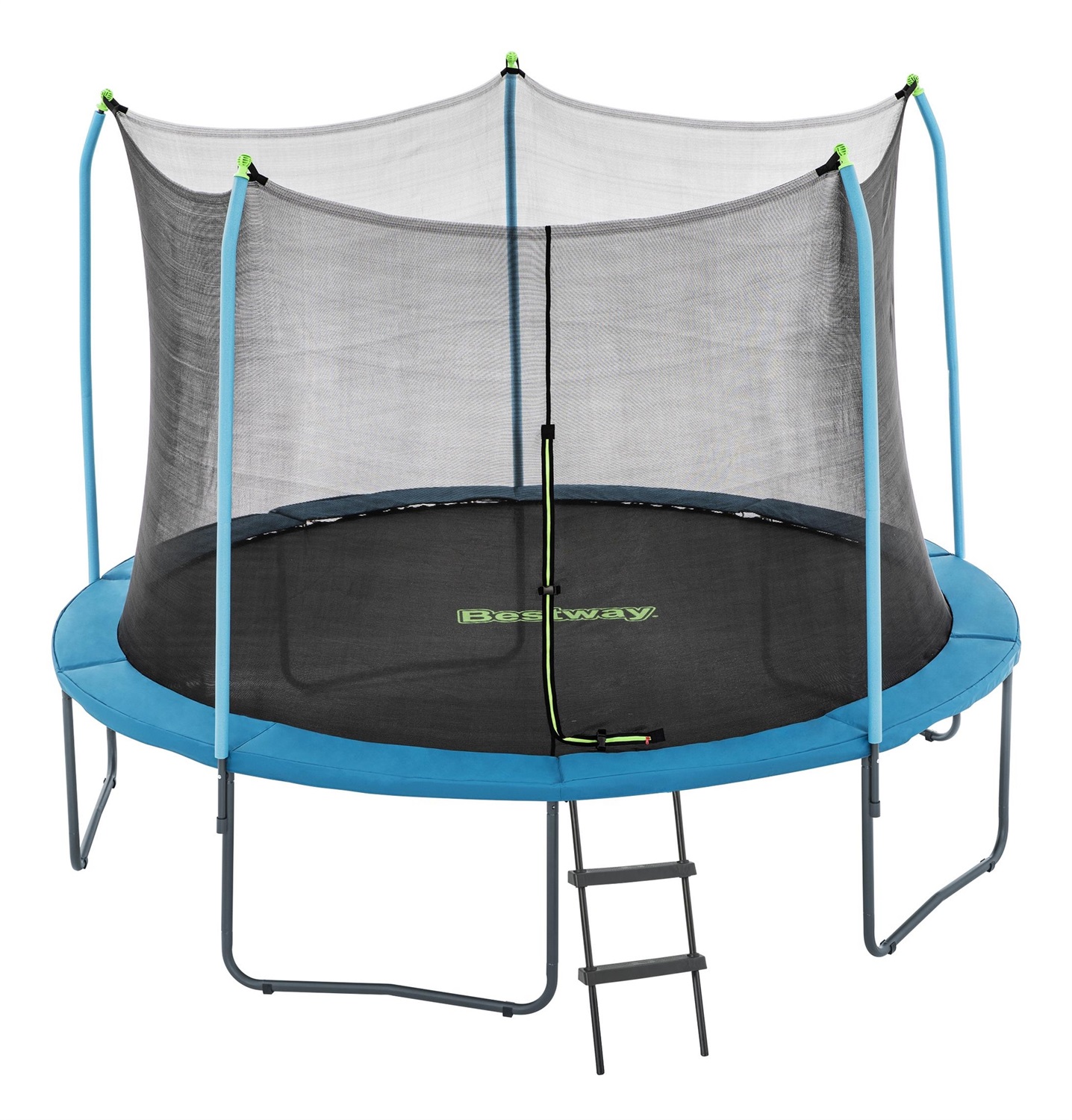 Bestway Tappeto Elastico Xtreme Air da 3,66 m per Esterni - Blu, Telaio in Acciaio Zincato, per Bambini dai 6 Anni
