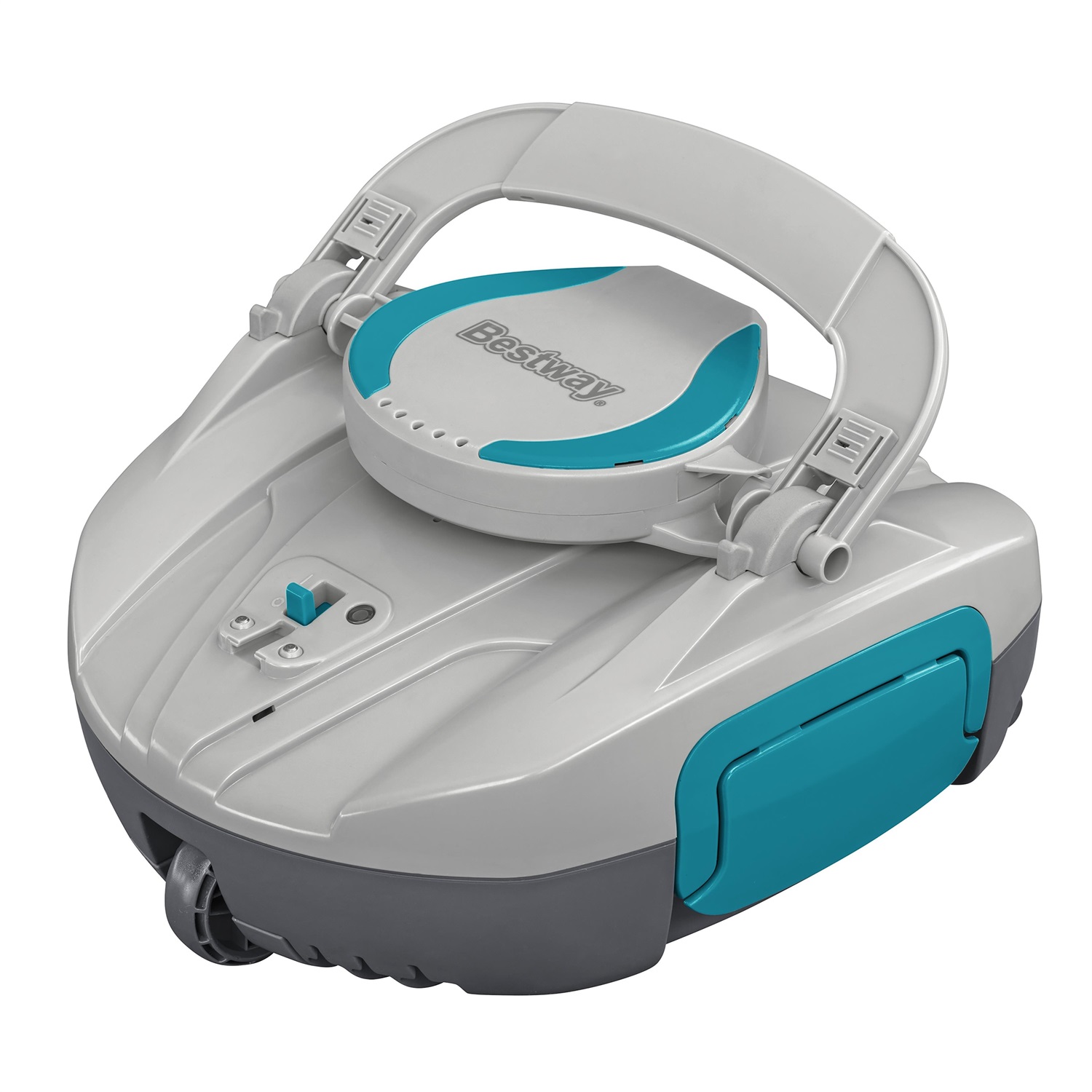 Bestway Robot Pulitore AquaTronix G100 - Robot Semovente per Piscine fino a 18 m² con Durata Batteria di 30 Minuti e Cestello Filtro da 1,5 Litri