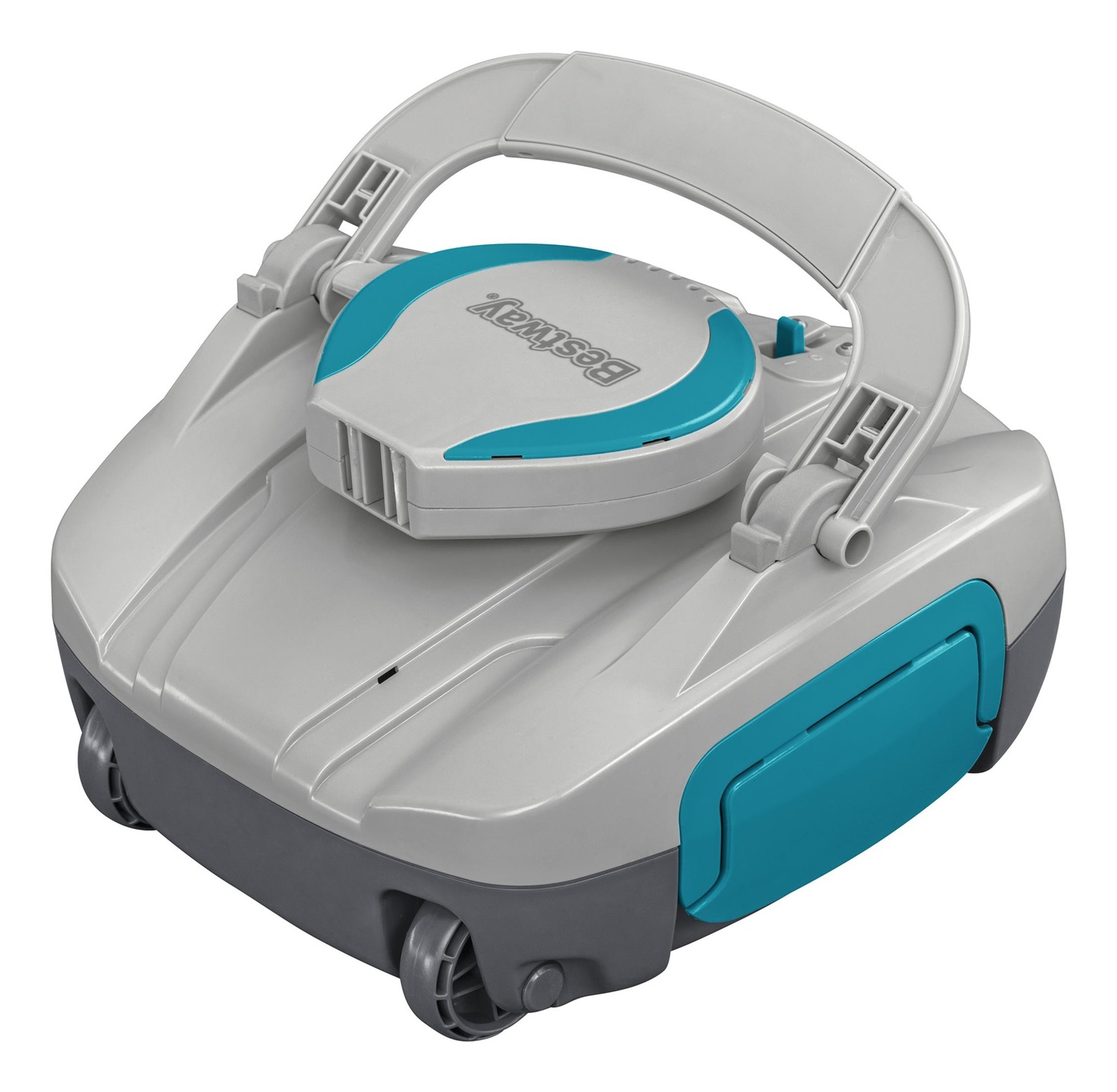 Bestway Robot Pulitore AquaTronix G100 - Robot Semovente per Piscine fino a 18 m² con Durata Batteria di 30 Minuti e Cestello Filtro da 1,5 Litri